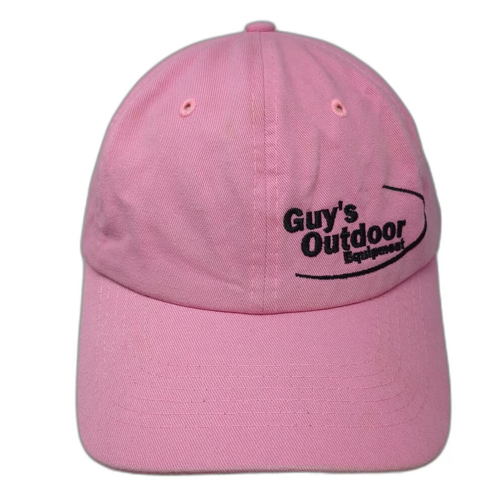 Vie Baseball Cap Pink One Size Guy's Outdoor Equipment Cotton Strapback Hat